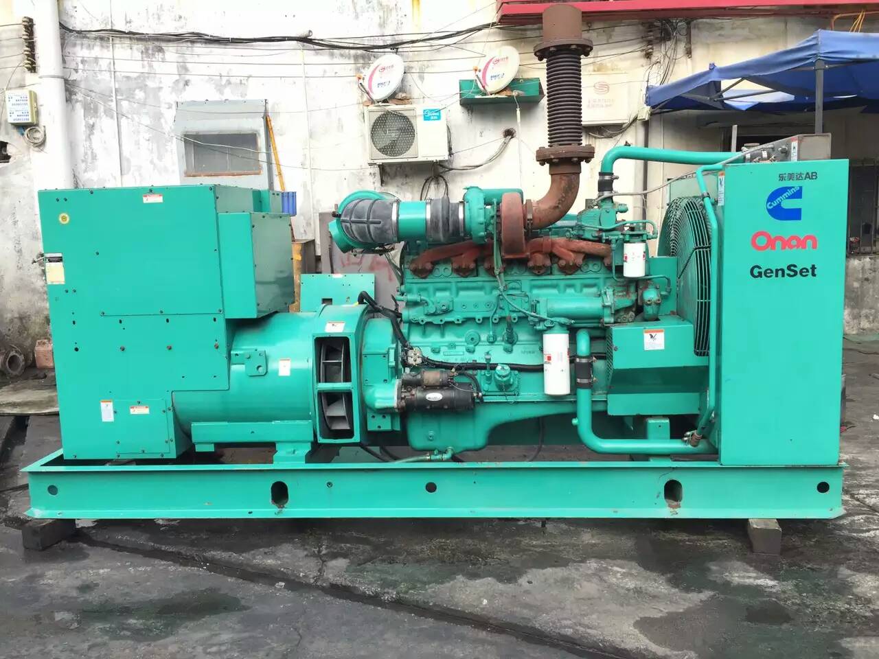 西岗租赁发电机-柴油发电机不正常冒烟的原因